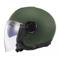 Kask otwarty Jet LS2 Classy Matt Military Green